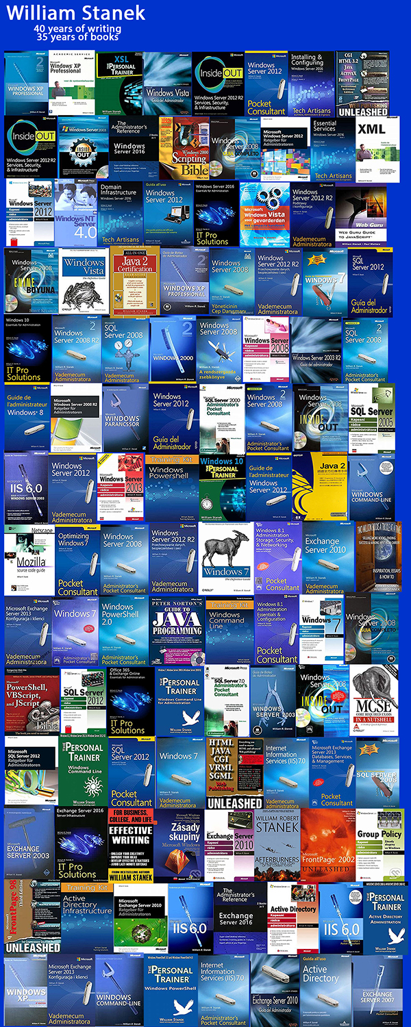 35 years of books