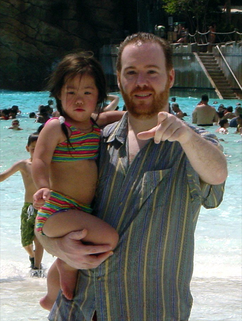 Robert Stanek and daughter