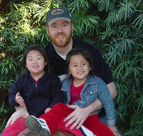 Robert Stanek and his Daughters