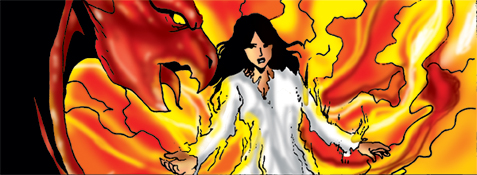 Delinna Alder calling fire